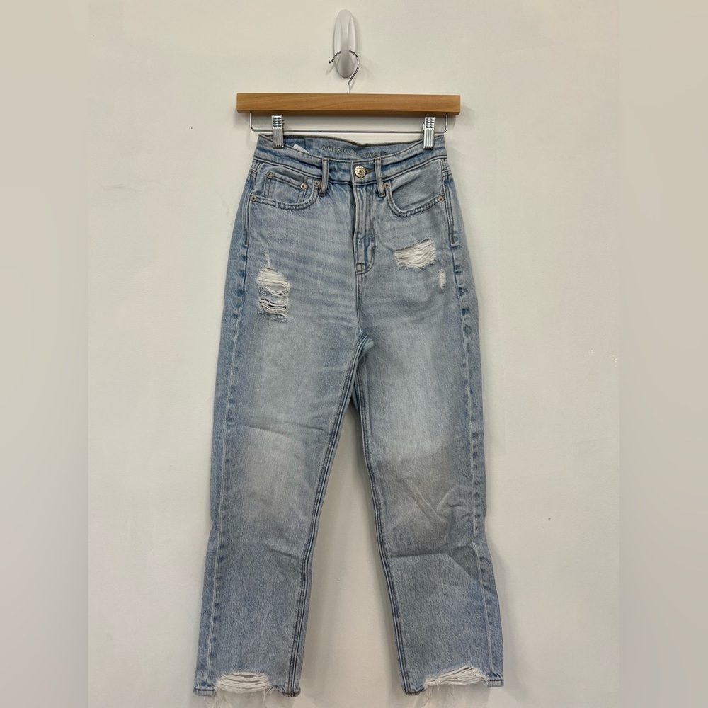 American Eagle Highest Rise 90s Boyfriend Jeans in size 0
